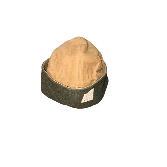 Vintage Filson Cloth Mackinaw Hat USA Wool HuntingCap XXL